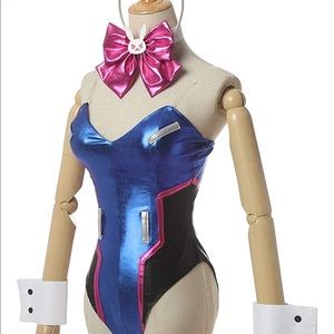 Dva over watch bunny cosplay costume gamer